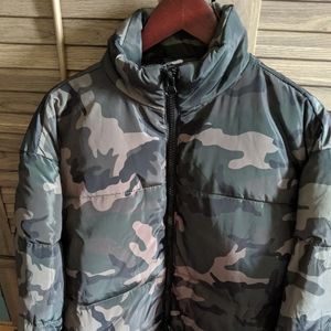 Camouflage Puffer jacket